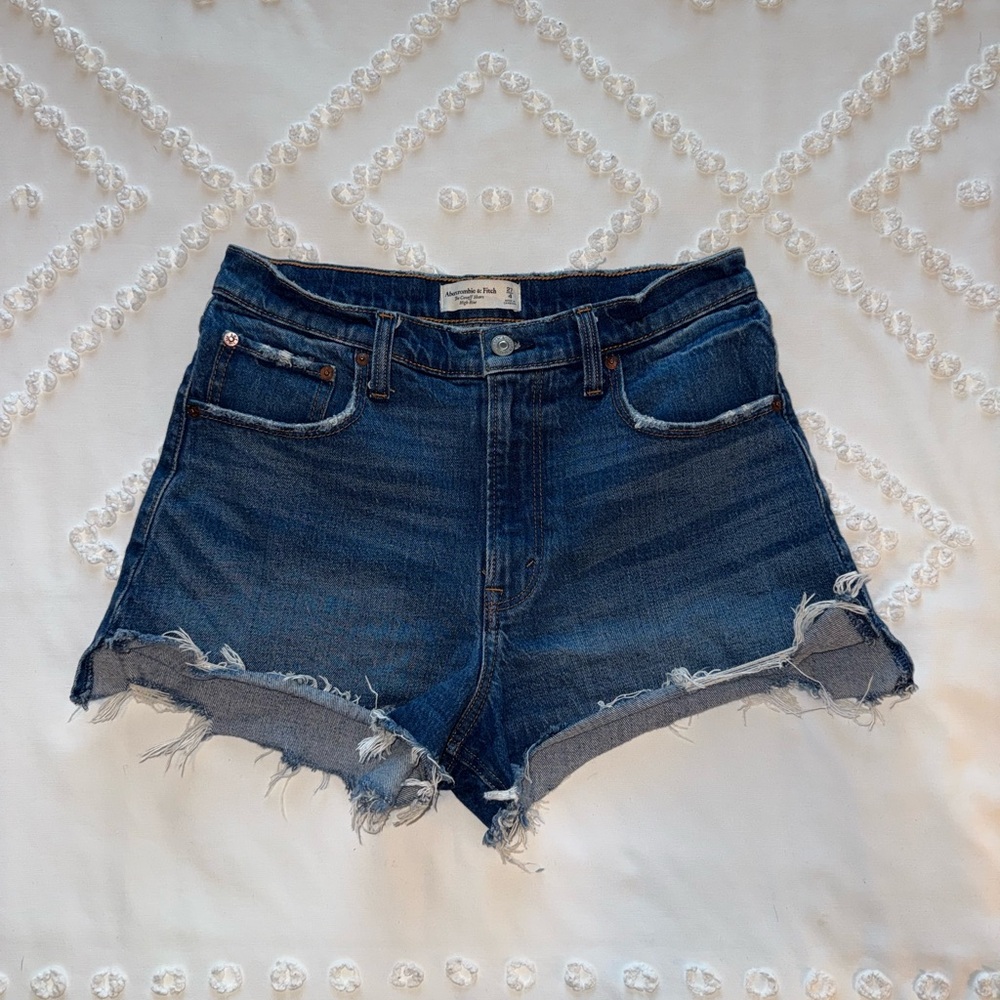Abercrombie & Fitch Cutoff Jean Shorts